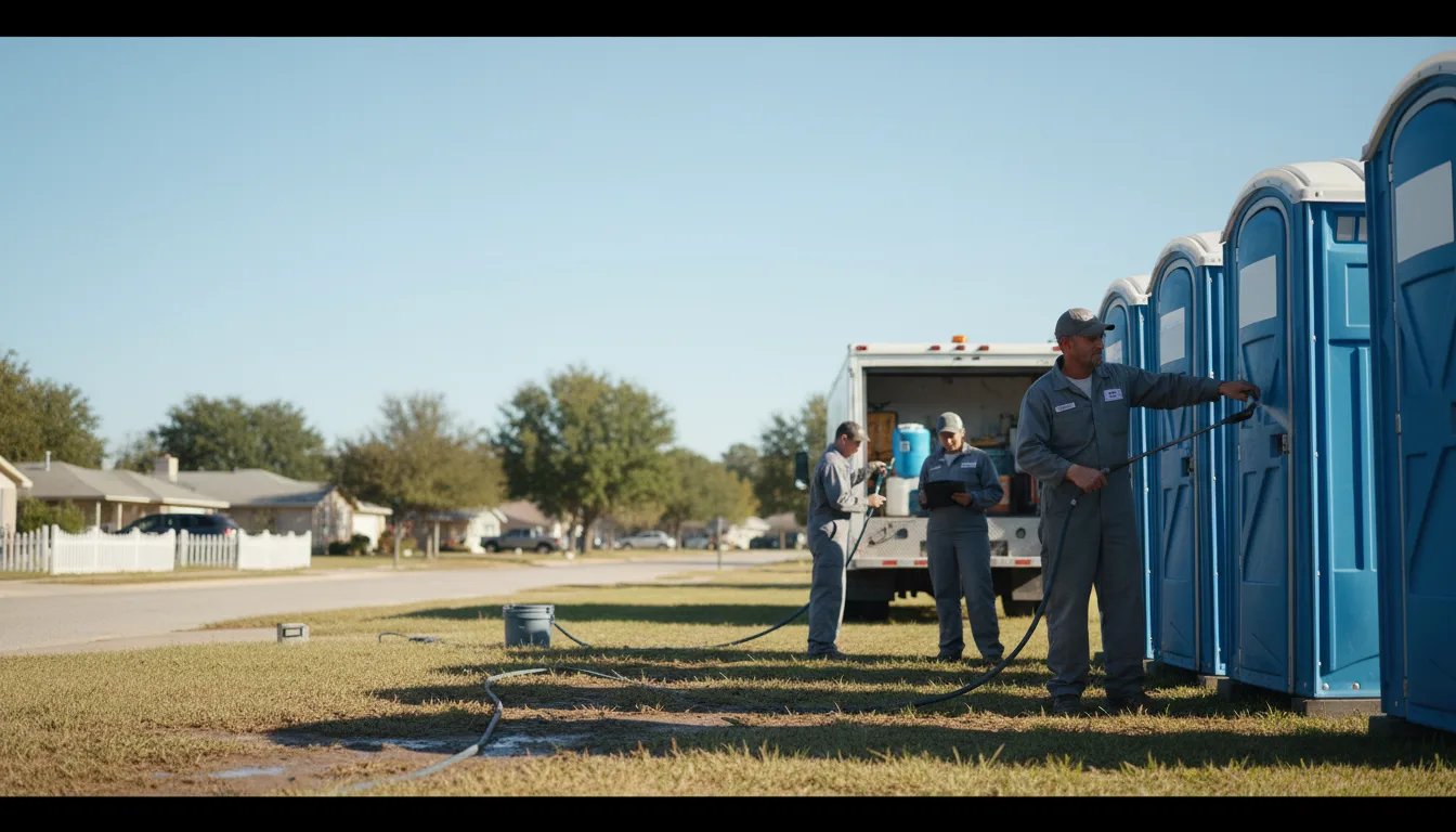 Long-Term Portable Toilet Rental in Kingston, OH near me
